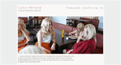 Desktop Screenshot of gudrunherrbold.de